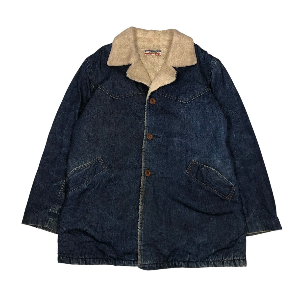 Japanese Brand 🔥VINTAGE CHORE DENIM JACKET BLANKET BIG X ANK ISSEY MIYAKE Size US L / EU 52-54 / 3 - 1 Thumbnail