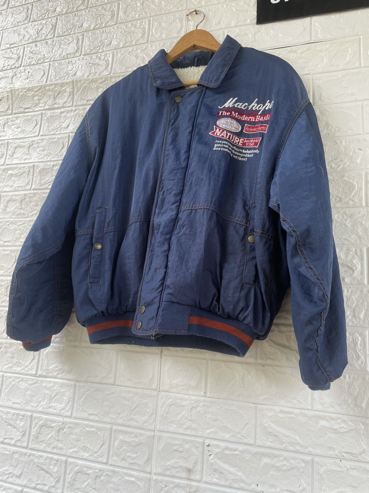 Japanese Brand × Vintage Vintage Machope Bomber Jacket Size US L / EU 52-54 / 3 - 5 Thumbnail