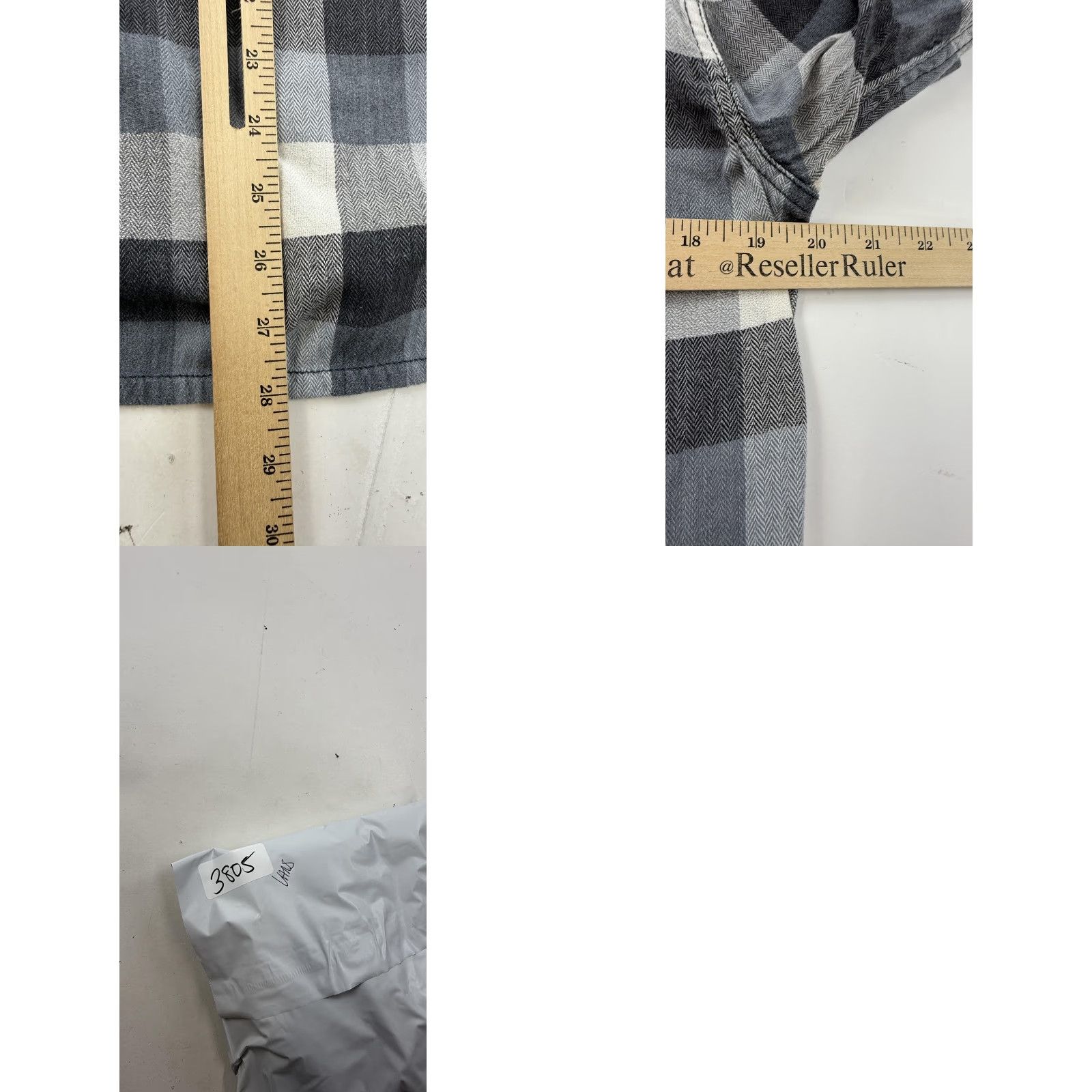 Vans Vans Shirt Mens Medium Gray Plaid Flannel Long Sleeve Button Front Casual Size US M / EU 48-50 / 2 - 9 Thumbnail