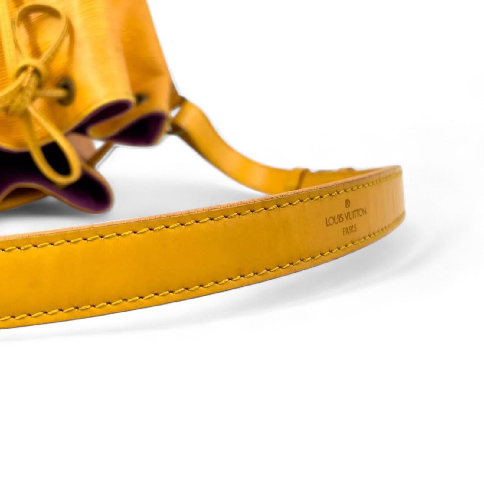 Louis Vuitton Louis Vuitton - Yellow Epi Leather Bucket Bag Size ONE SIZE - 5 Thumbnail