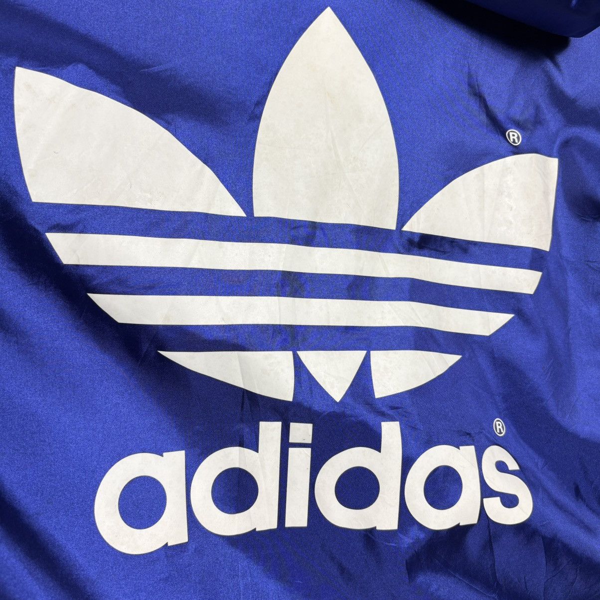 Adidas Vintage 90s Adidas Big Logo Hoodie Jacket Coat / Japan Size US L / EU 52-54 / 3 - 4 Thumbnail