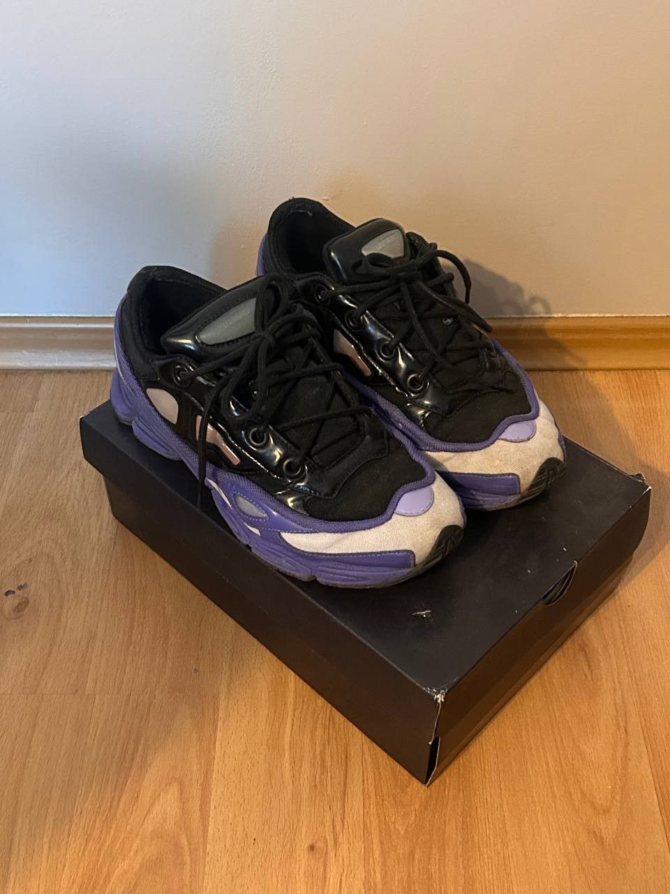 Adidas × Raf Simons Adidas x Raf Simons Ozweego 3 Purple Black Size US 9.5 / EU 42-43 - 6 Thumbnail