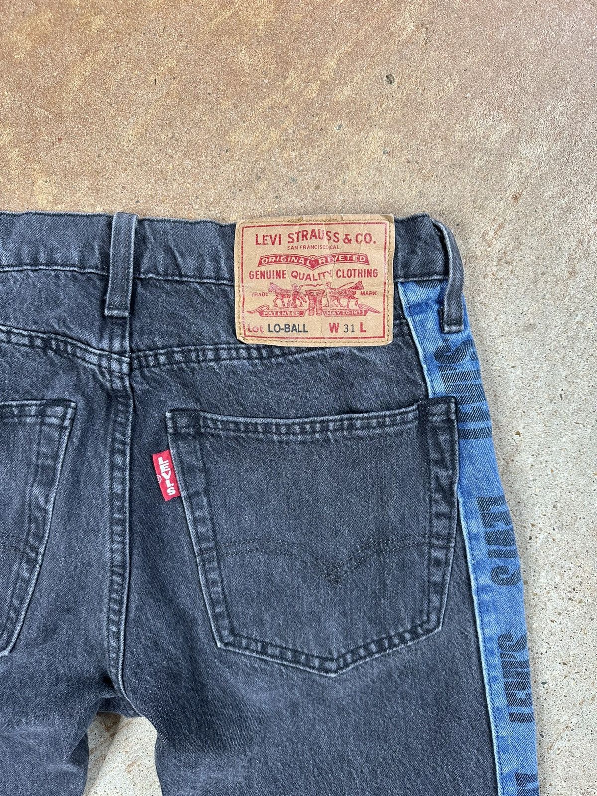 Levi's Rare Levi’s Premium Lo-Ball Skinny Stack Jeans Size US 31 - 5 Thumbnail