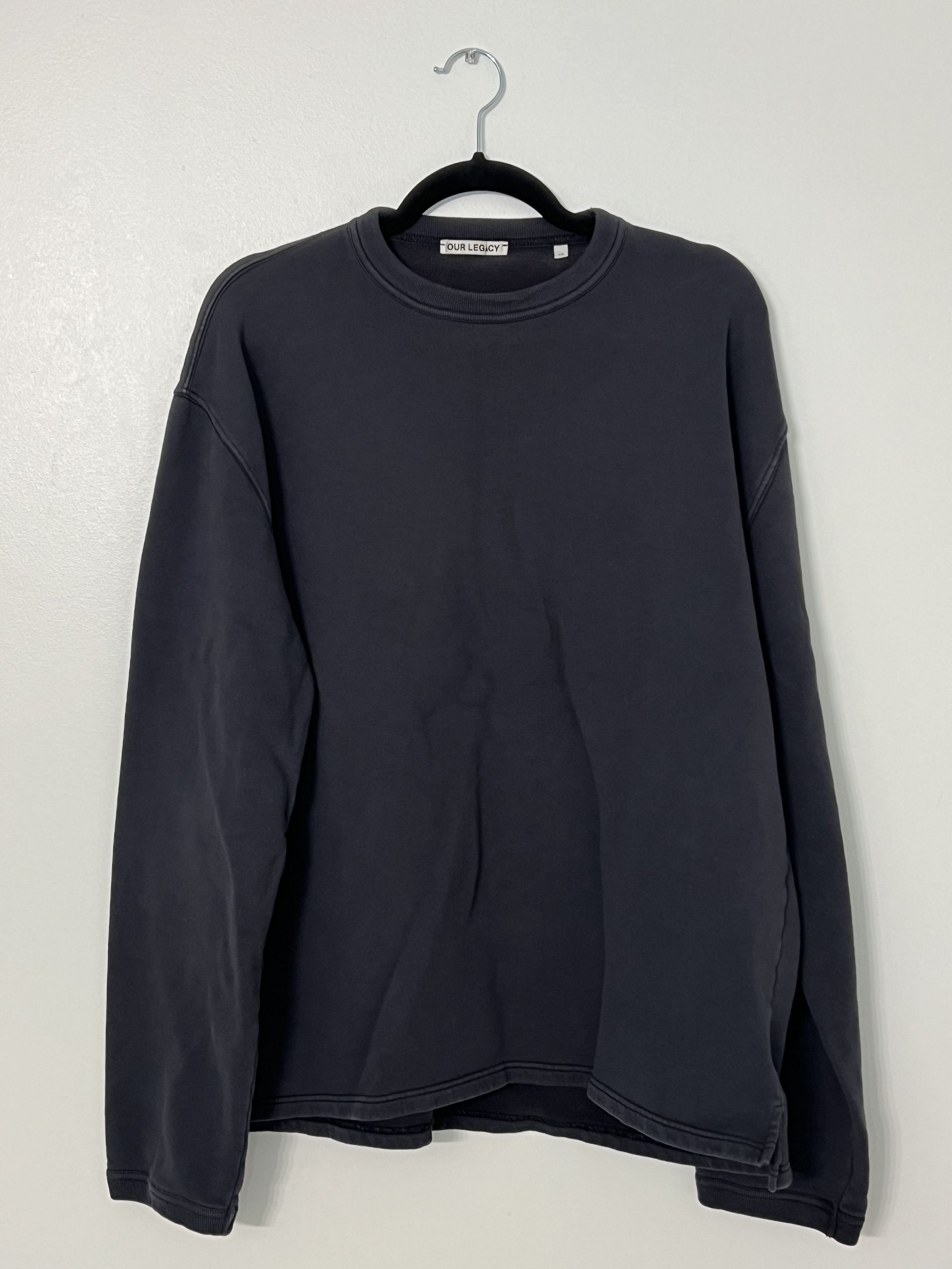 image of Our Legacy Bull Sweat in Black, Men's (Size Small)