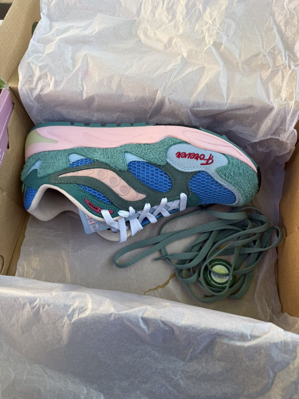 Saucony Jae Tips Saucony Grid Shadow 2 “What’s the Occasion” Sz 11 Size US 11 / EU 44 - 6 Thumbnail
