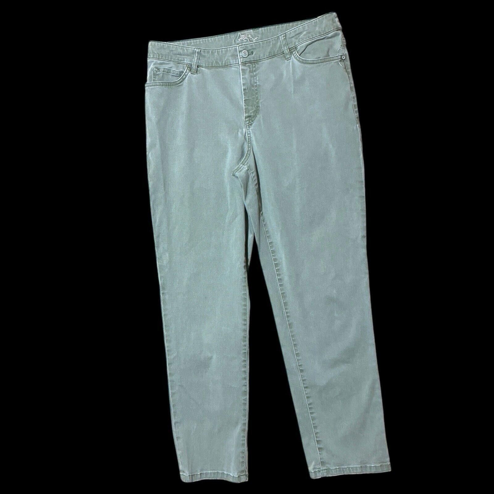 Tommy Bahama Tommy Bahama Blue Gray Straight Leg Ankle Jeans Sz 30x28 Size 30" / US 8 / IT 44 - 1 Thumbnail