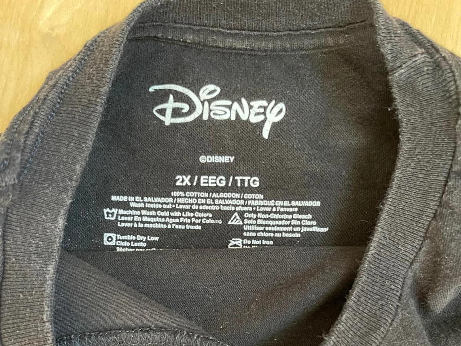 Disney Disney Mickey Mouse Long Sleeve Shirt Mens 2X Graphic Black Size US XXL / EU 58 / 5 - 3 Thumbnail