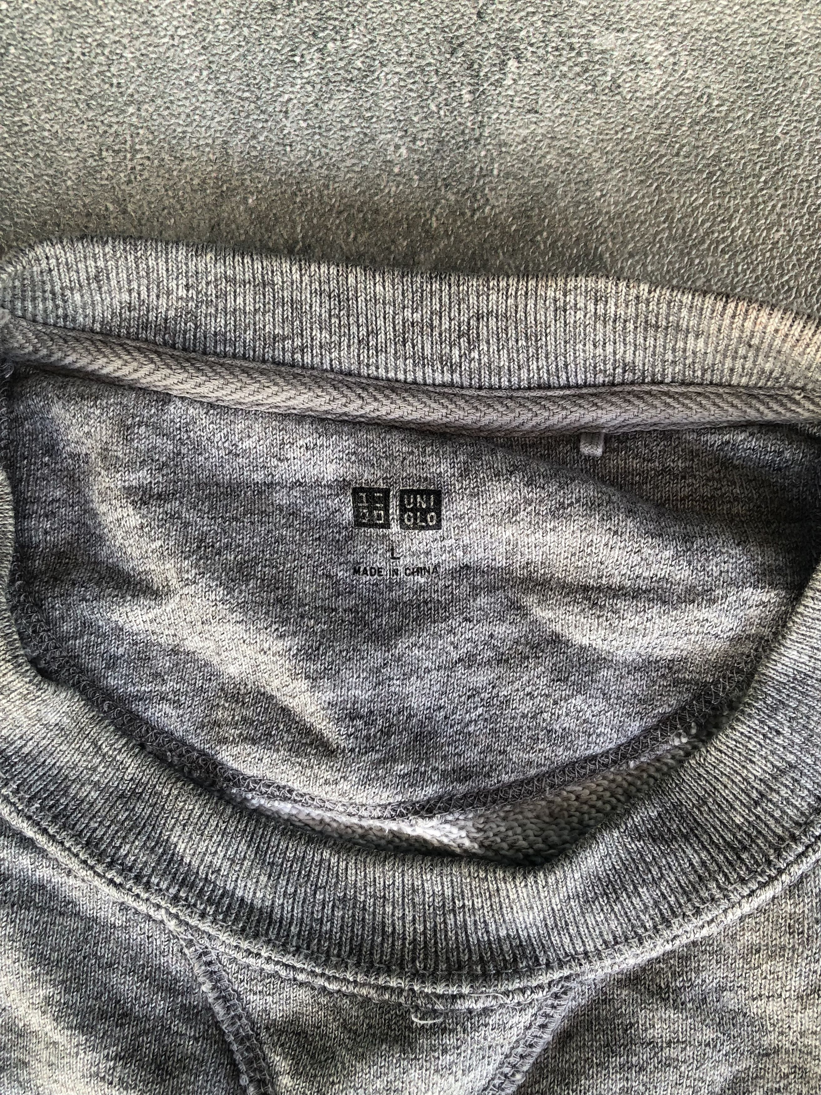 Uniqlo × Vintage Uniqlo Vintage Distressed Streetwear Sick Style Sweatshirt Size US L / EU 52-54 / 3 - 3 Thumbnail