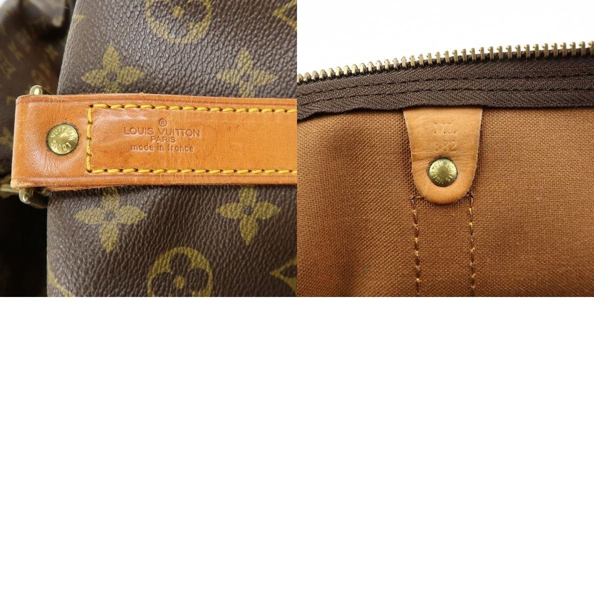 Louis Vuitton Louis Vuitton Monogram Keepall Bandouliere 55 Duffle Bag Size ONE SIZE - 8 Thumbnail