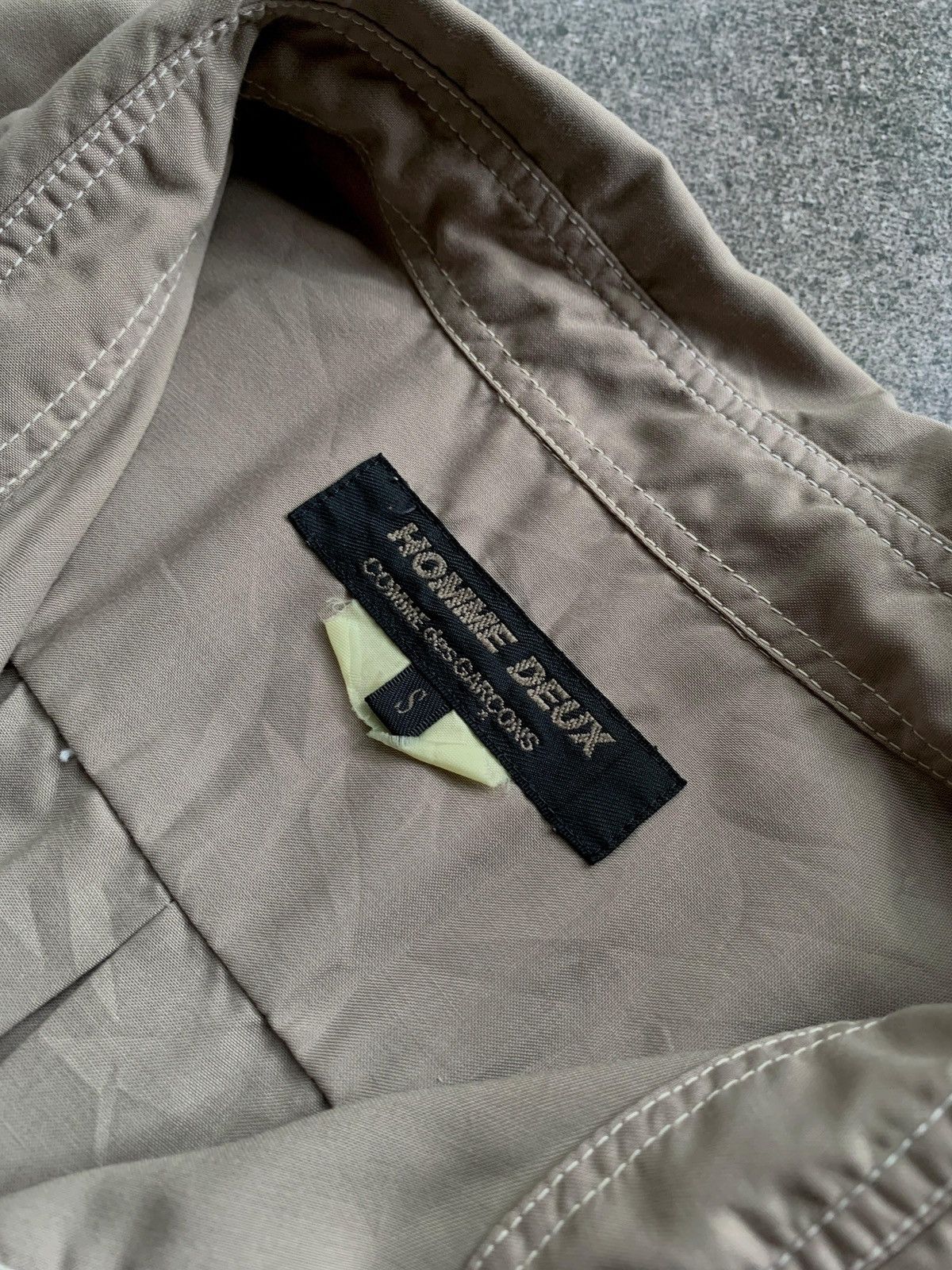 Comme des Garcons Homme Deux Nylon Contrast Stitching Shirts Size US M / EU 48-50 / 2 - 6 Thumbnail