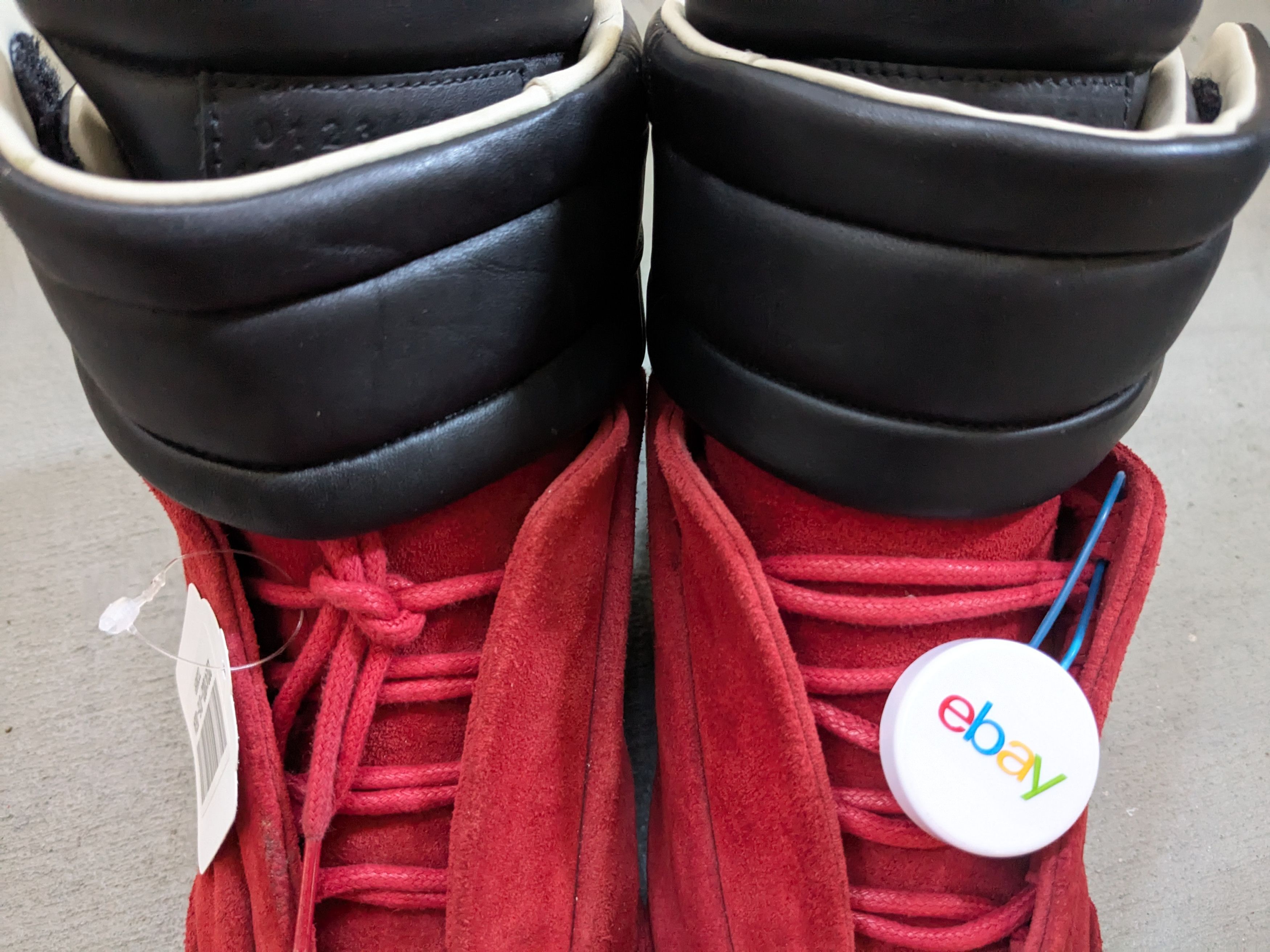 Maison Margiela Maison Margiela Future High Tops Red Black 8 41 Suede Size US 8 / EU 41 - 4 Thumbnail
