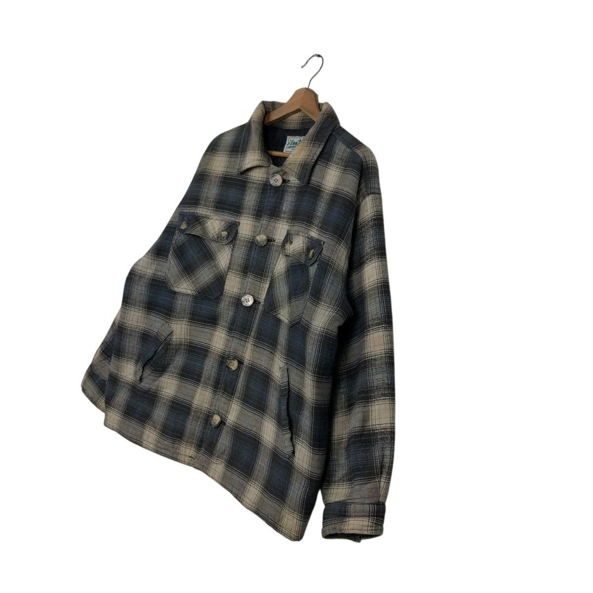 Japanese Brand 🔥VINTAGE FLANNEL JACKET TARTAN DESIGN SURF & SWEATS Size US M / EU 48-50 / 2 - 4 Thumbnail