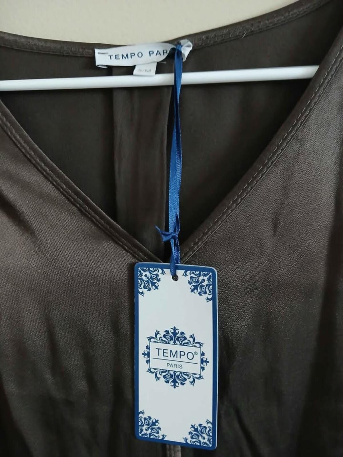 Other New Boutique Silk Chocolate Blouse Women's XL/XXL Size L / US 10 / IT 46 - 3 Thumbnail