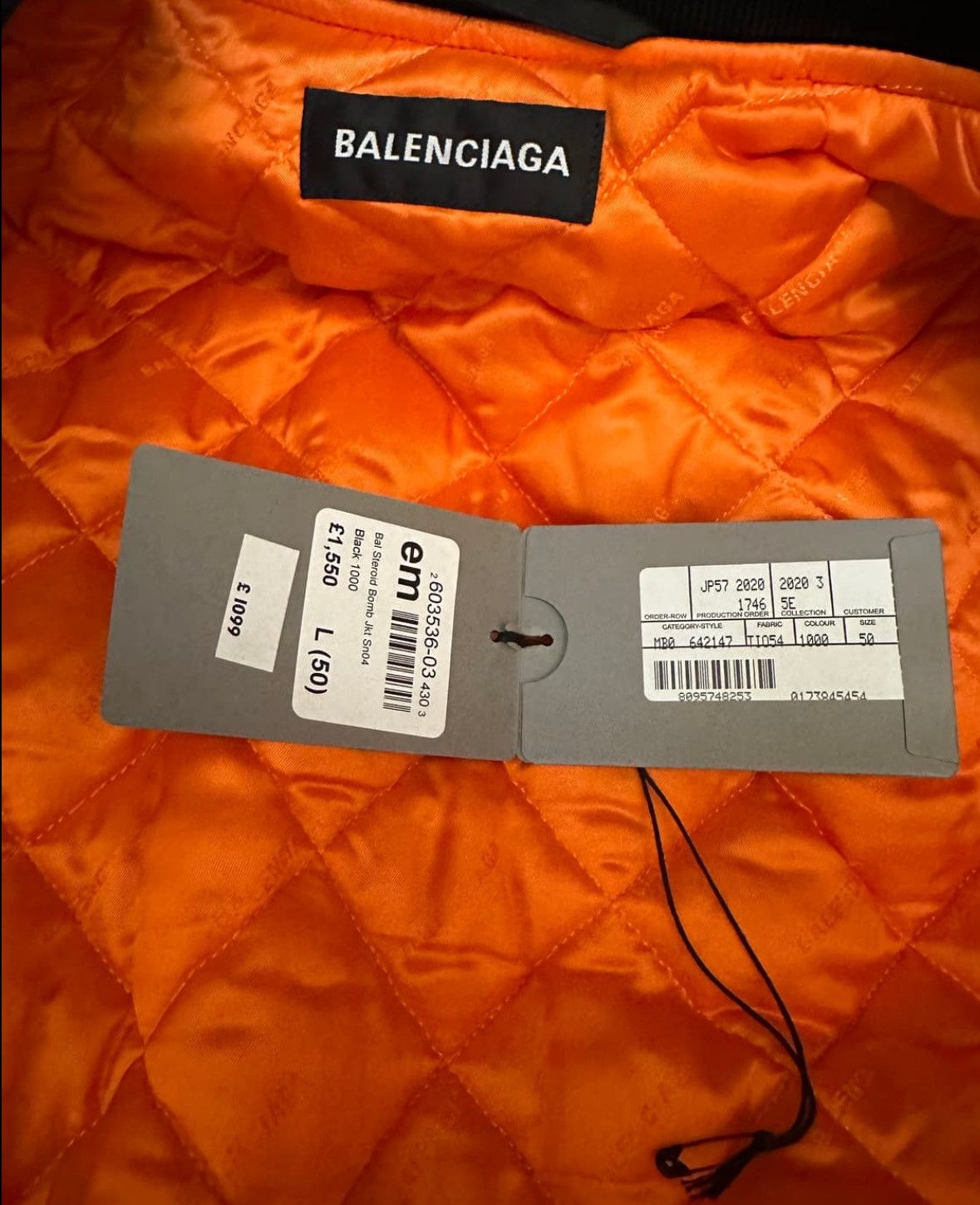 Balenciaga Balenciaga Steroid Bomber Jacket In Black Size US M / EU 48-50 / 2 - 6 Thumbnail