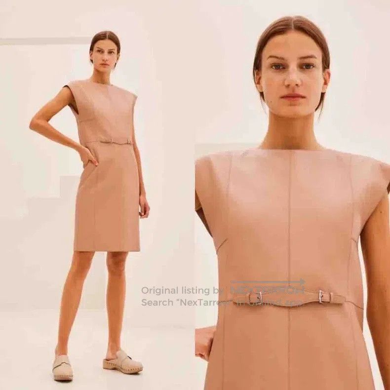 Hermes Hermes Goat Skin Dress Size XS / US 0-2 / IT 36-38 - 1 Thumbnail