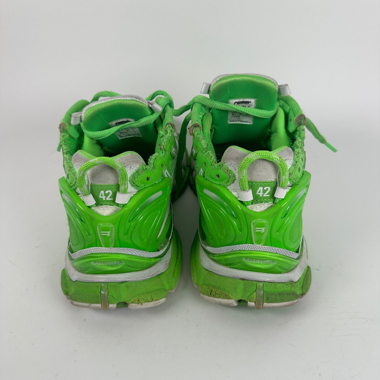 Balenciaga Balenciaga Neon Green Runners Size 42 Size US 9 / EU 42 - 3 Thumbnail