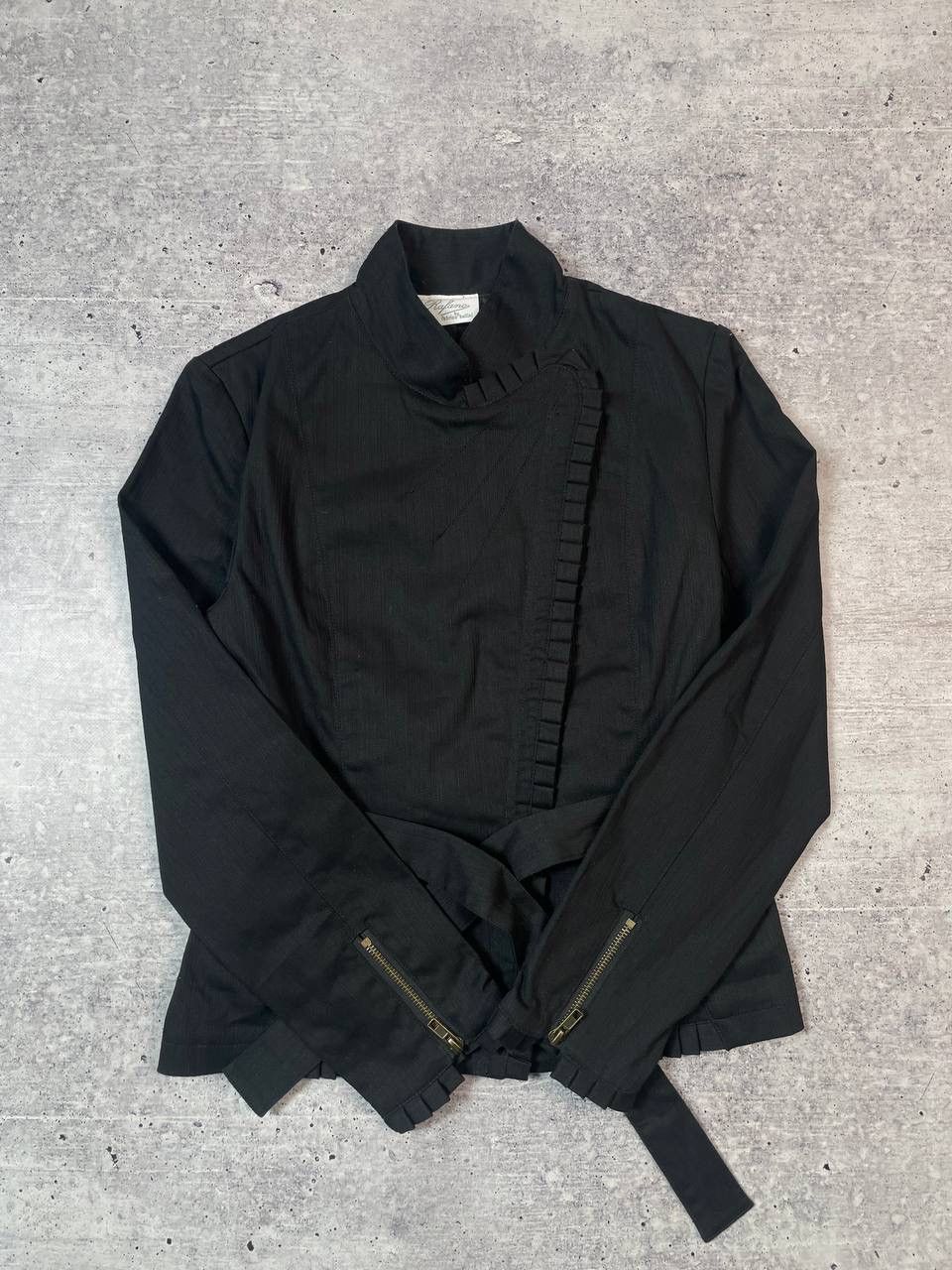 Hysteric Glamour Vintage 00s Asymmetrical Bondage Jacket Rick Owens Vibe Y2K Size M / US 6-8 / IT 42-44 - 4 Thumbnail
