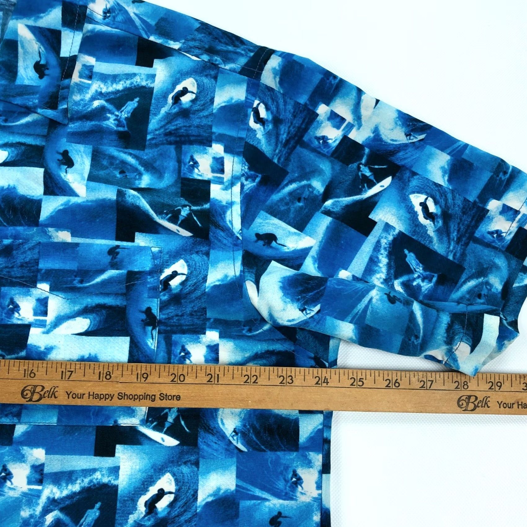 Quiksilver VINTAGE Quiksilver Shirt Mens L Aloha Eddie Aikau Kelly Slater Surf Y2K Beach Graphic Print Button-Up Collared Short Sleeve Cotton Blue Casual Size US L / EU 52-54 / 3 - 7 Thumbnail