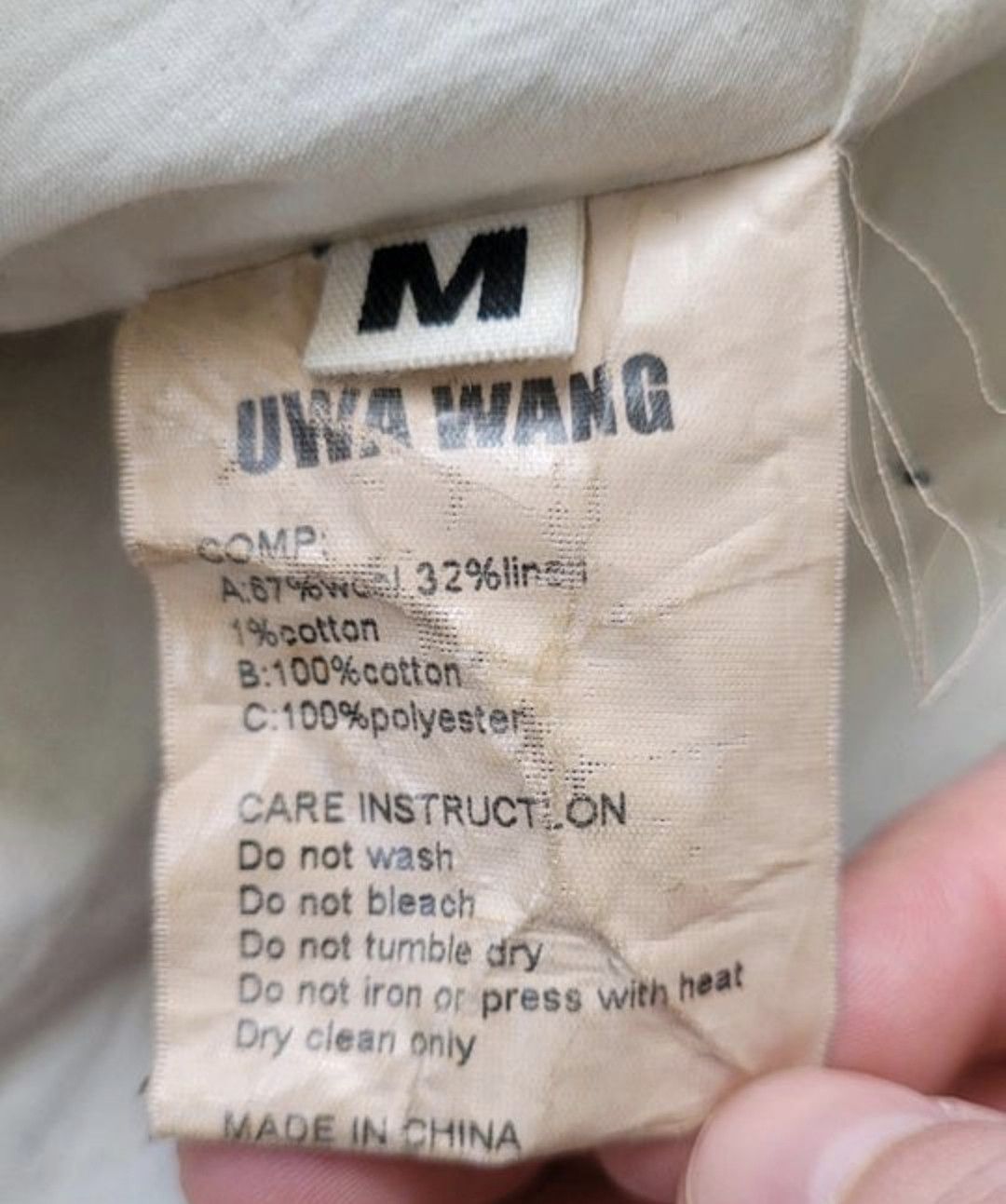 Uma Wang UMA WANG heavyweight linen coat huge coat sz M-XL Size US M / EU 48-50 / 2 - 8 Thumbnail