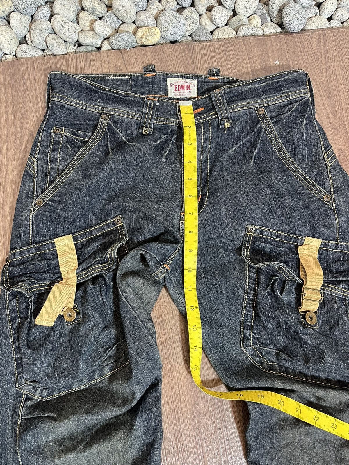 Edwin × If Six Was Nine × Japanese Brand Japanese EDWIN flare multipocket constrast stiching denim Size US 31 - 13 Thumbnail