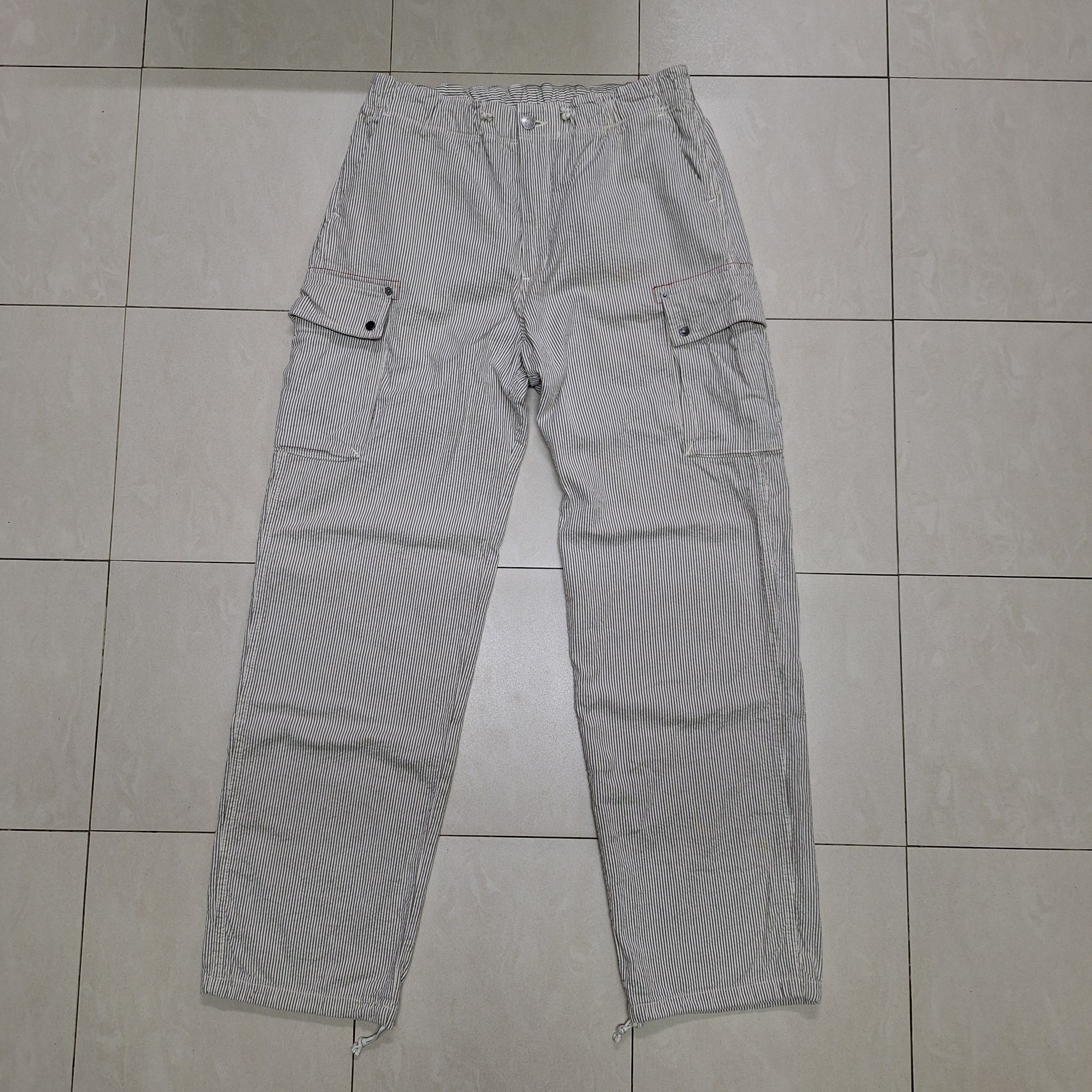 Tommy Hilfiger Tommy Hilfiger Baggy Striped Cargo Pants Size US 31 - 1 Thumbnail