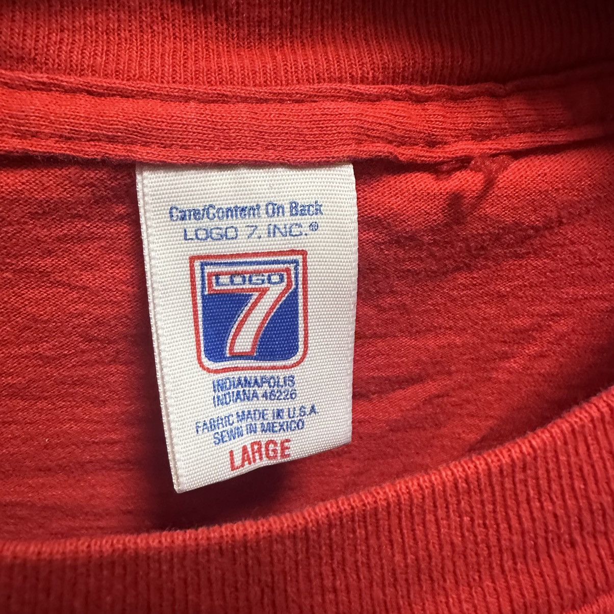 Logo 7 90s Detroit Red Wings Stanley Cup Size Large T-Shirt Logo 7 Size US L / EU 52-54 / 3 - 4 Thumbnail