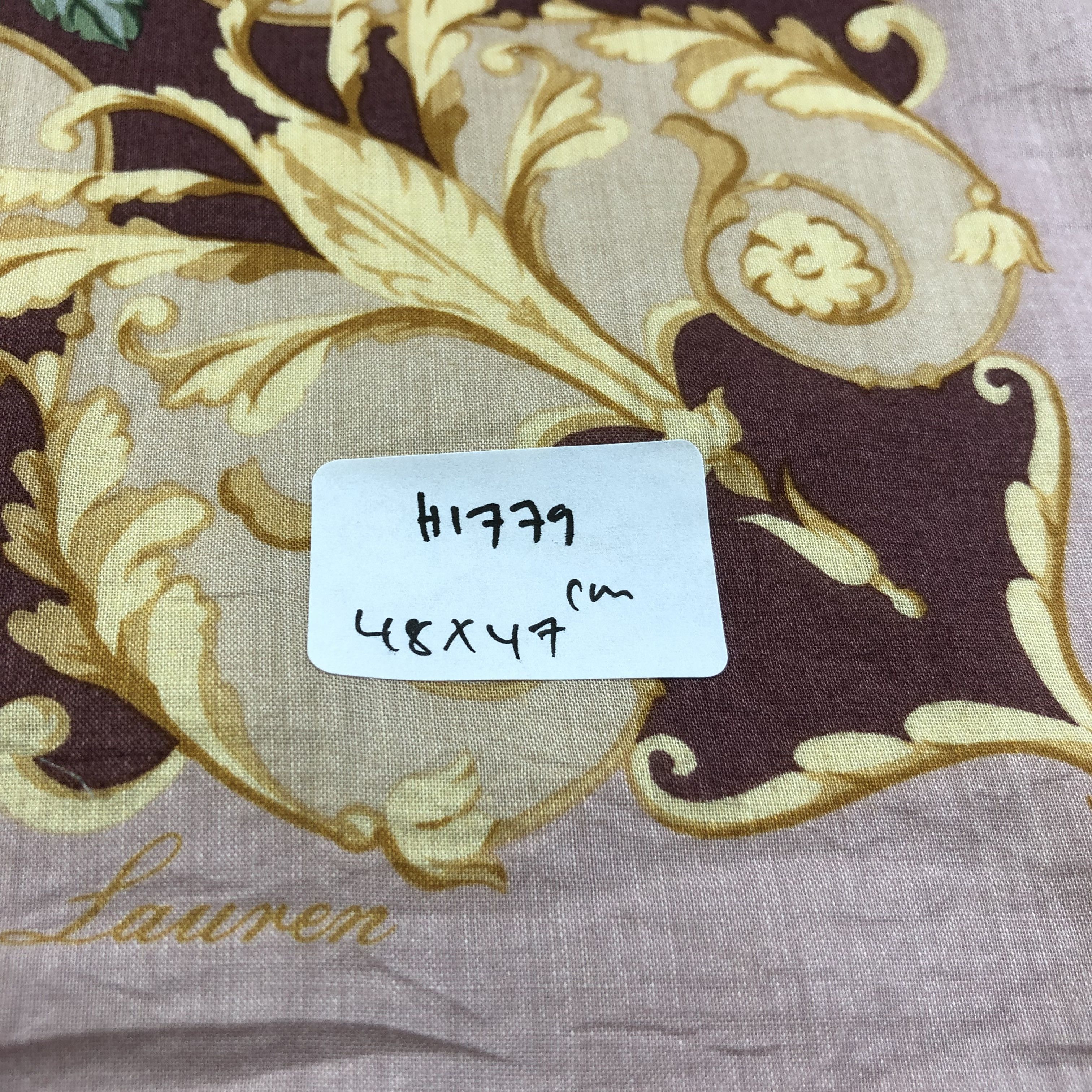 Ralph Lauren × Vintage Ralph Lauren Baroque Handkerchief Neckerchief Bandana H1779 Size ONE SIZE - 13 Thumbnail
