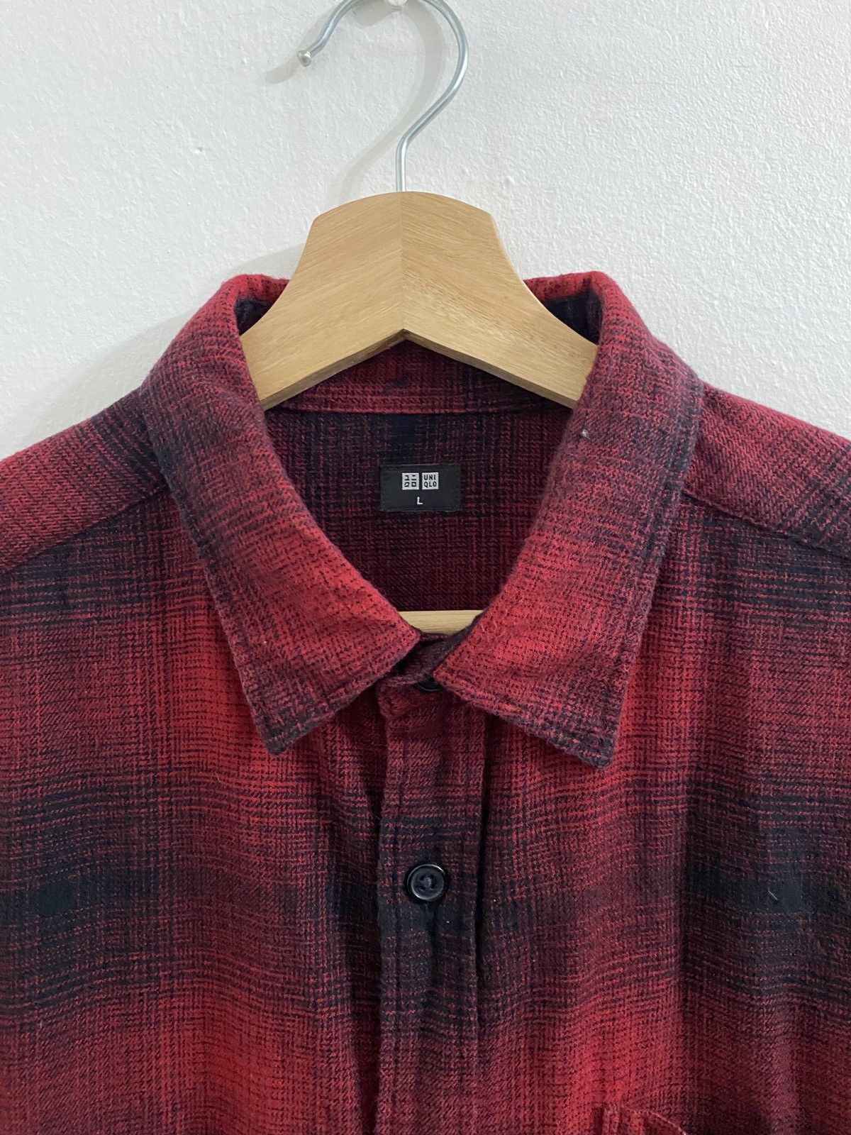 Flannel × Japanese Brand Uniqlo Shadow Flannel Size US L / EU 52-54 / 3 - 5 Thumbnail