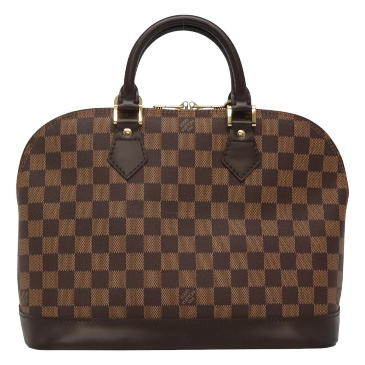 Louis Vuitton Alma Brown Canvas Handbag (Pre-Owned) Size ONE SIZE - 1 Thumbnail