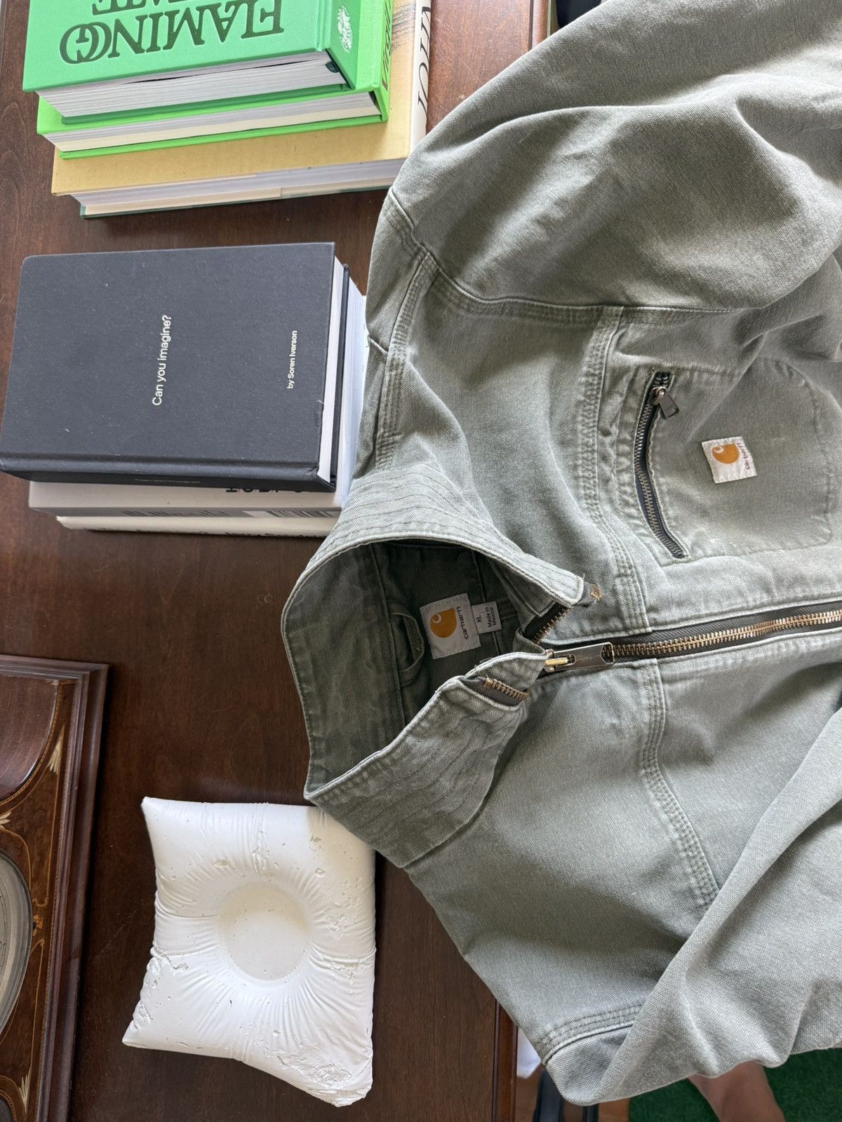 Carhartt Rare Carhartt Moto Jacket Size US XL / EU 56 / 4 - 1 Thumbnail
