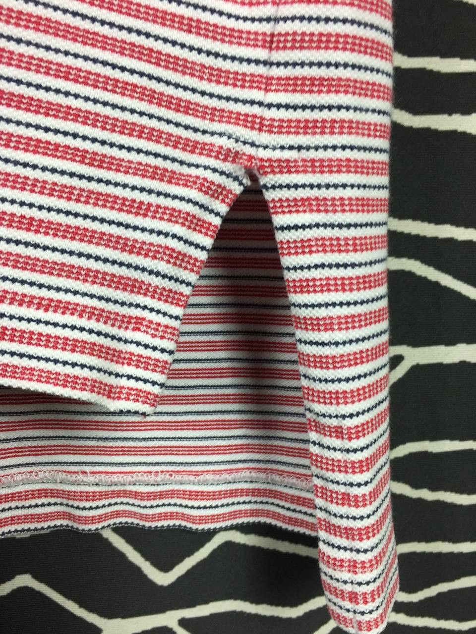 Polo Ralph Lauren × Vintage Vtg Polo Ralph Lauren Small Pony Striped Polo Tee Size US L / EU 52-54 / 3 - 7 Thumbnail