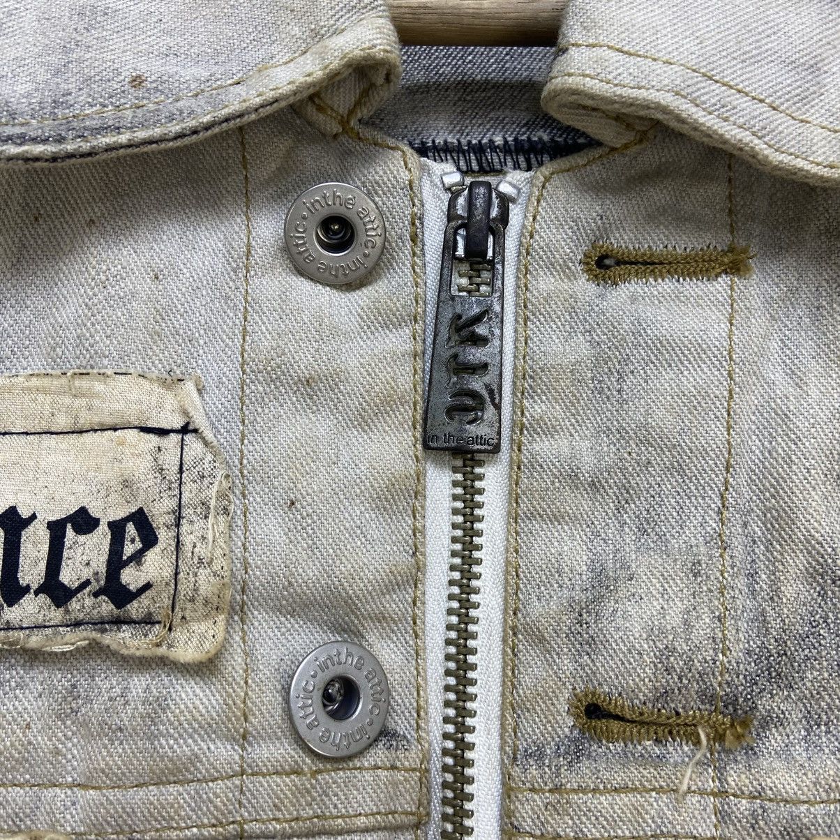 In The Attic Skull Prisoners Punk Street Fashion Distressed Denim Trucker Size US S / EU 44-46 / 1 - 10 Thumbnail