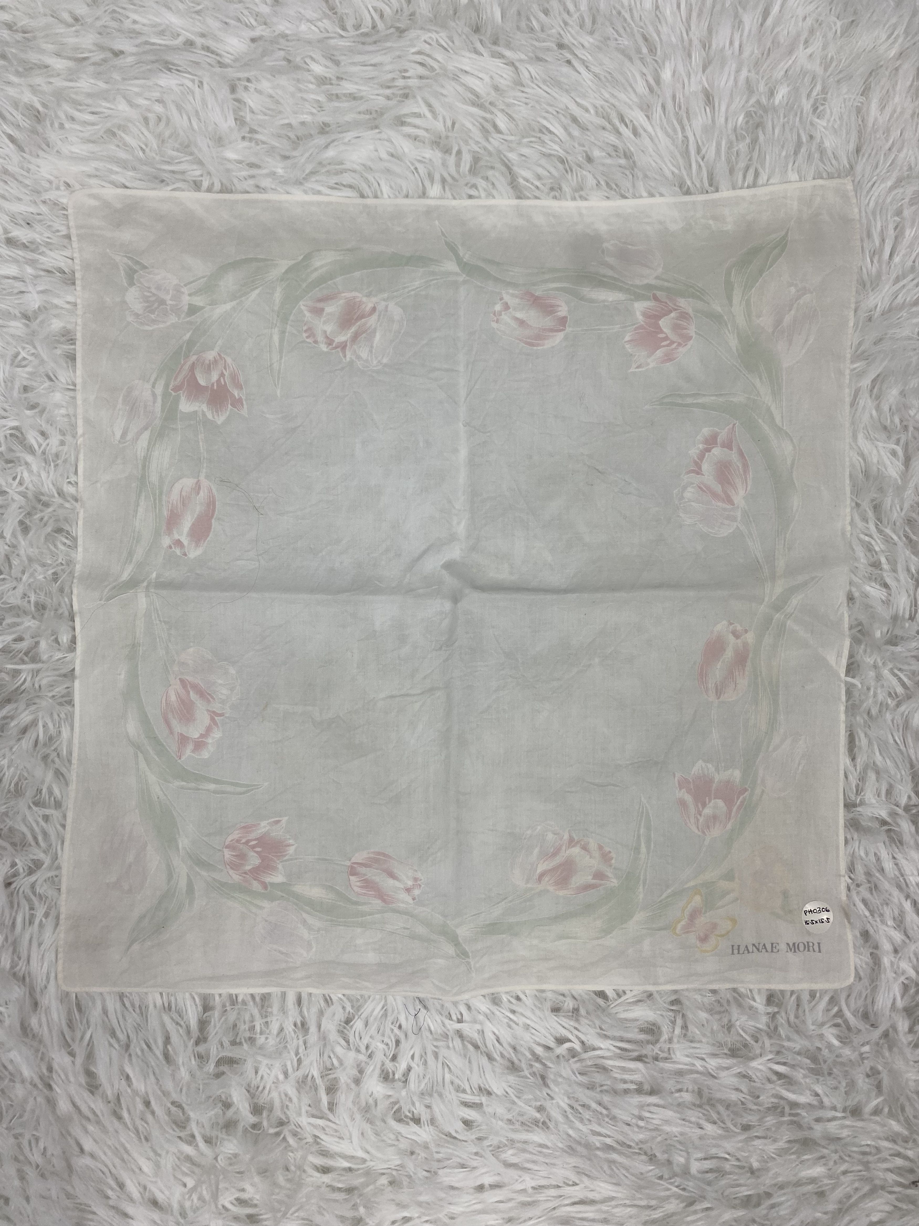 Hanae Mori Vintage Hanae Mori Handkerchief Neckerchief PH0306 Size ONE SIZE - 3 Thumbnail
