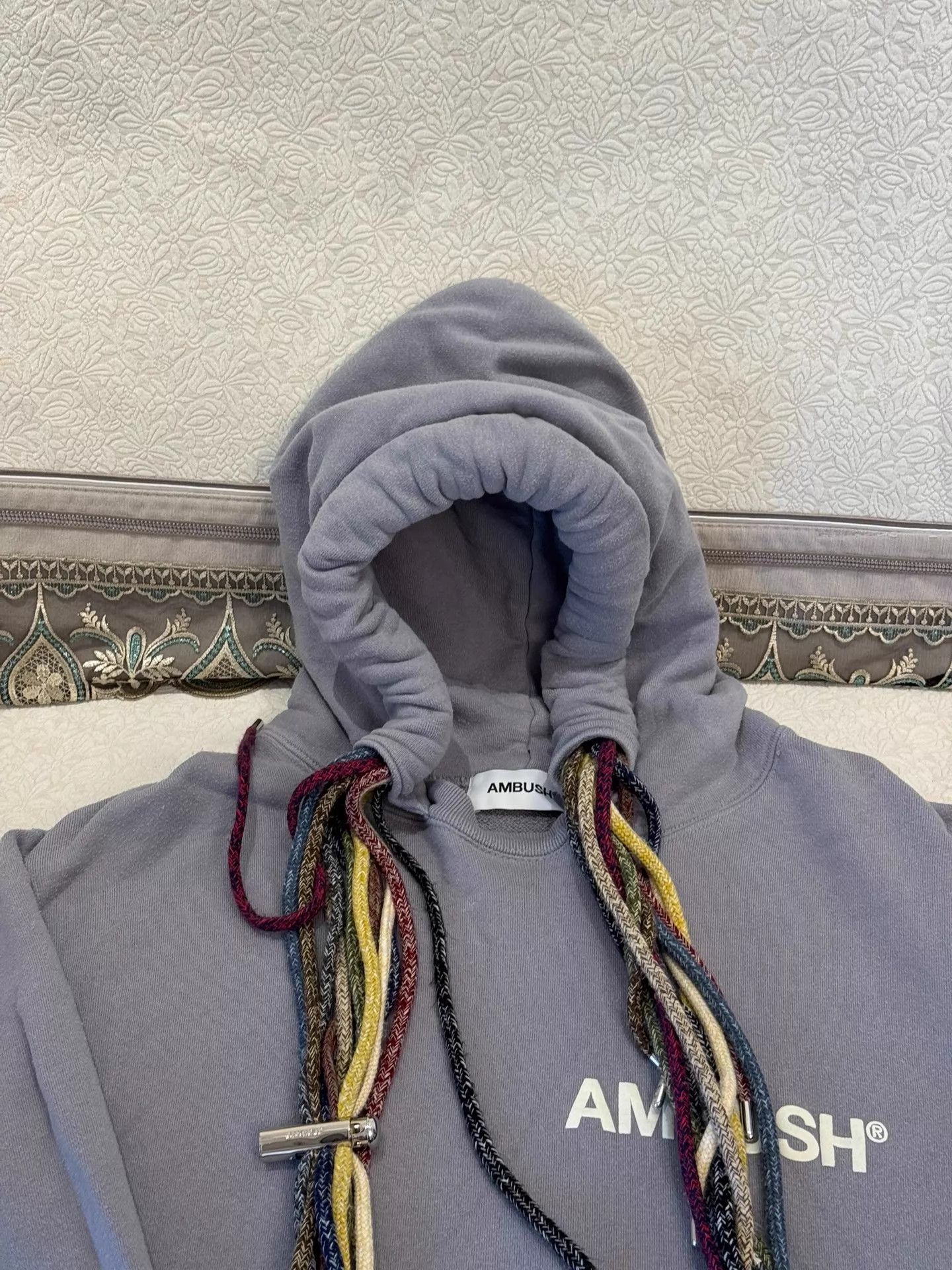 Ambush Design AMBUSH Dreadlock-Drawstring Front Logo Blue Hoodie Size US L / EU 52-54 / 3 - 2 Thumbnail