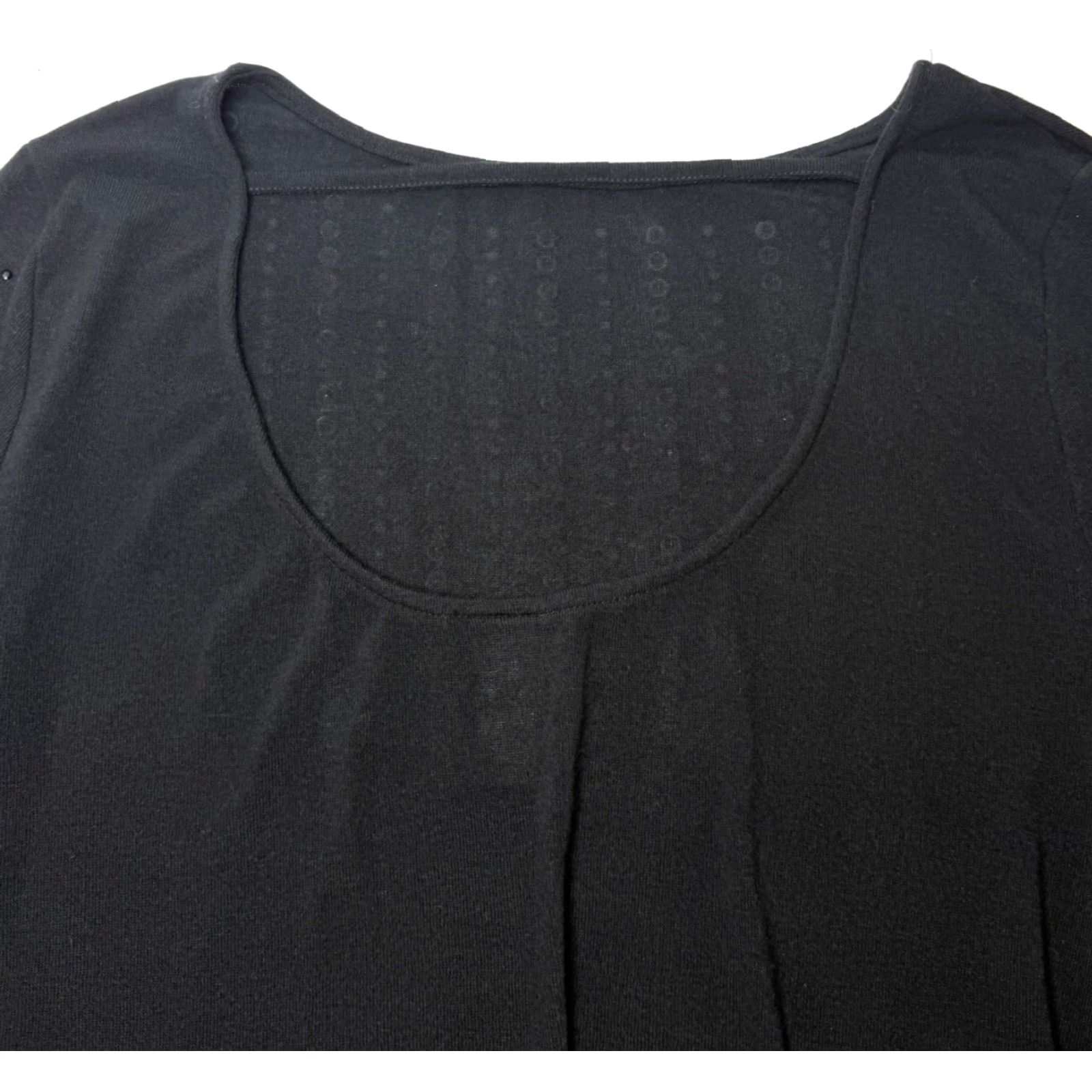 Vintage Vocal USA Sweater Womens M Black Studded Long Sleeve Pullover Round Neck Back Gothic Biker Moto Casual Office Fall Winter Size M / US 6-8 / IT 42-44 - 5 Thumbnail