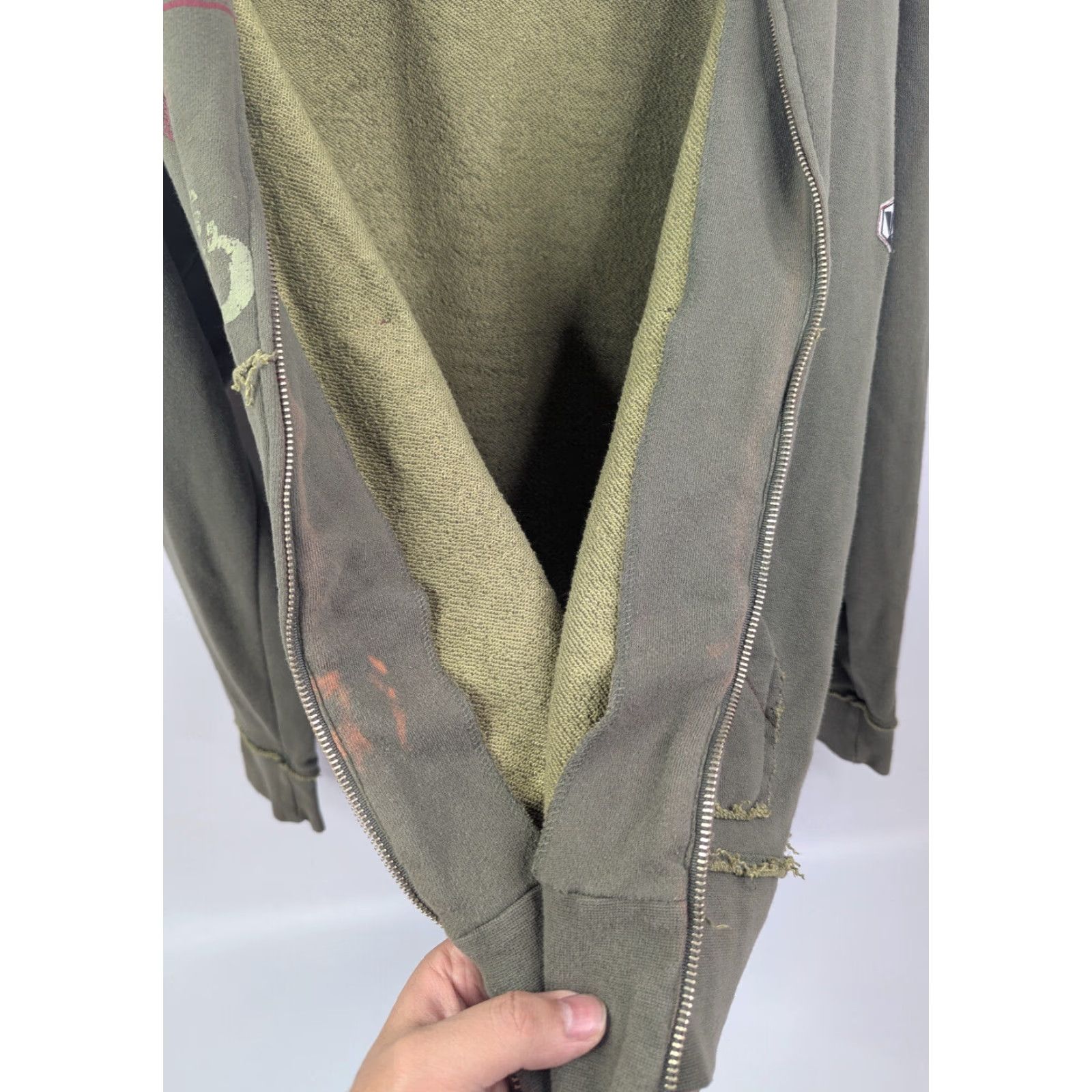 Quiksilver Vtg Volcom Zip Hoodie Large Surf Skate Grunge Vaporwave Y2K Streetwear Green Men L Brand: Quiksilver? Size US L / EU 52-54 / 3 - 5 Thumbnail