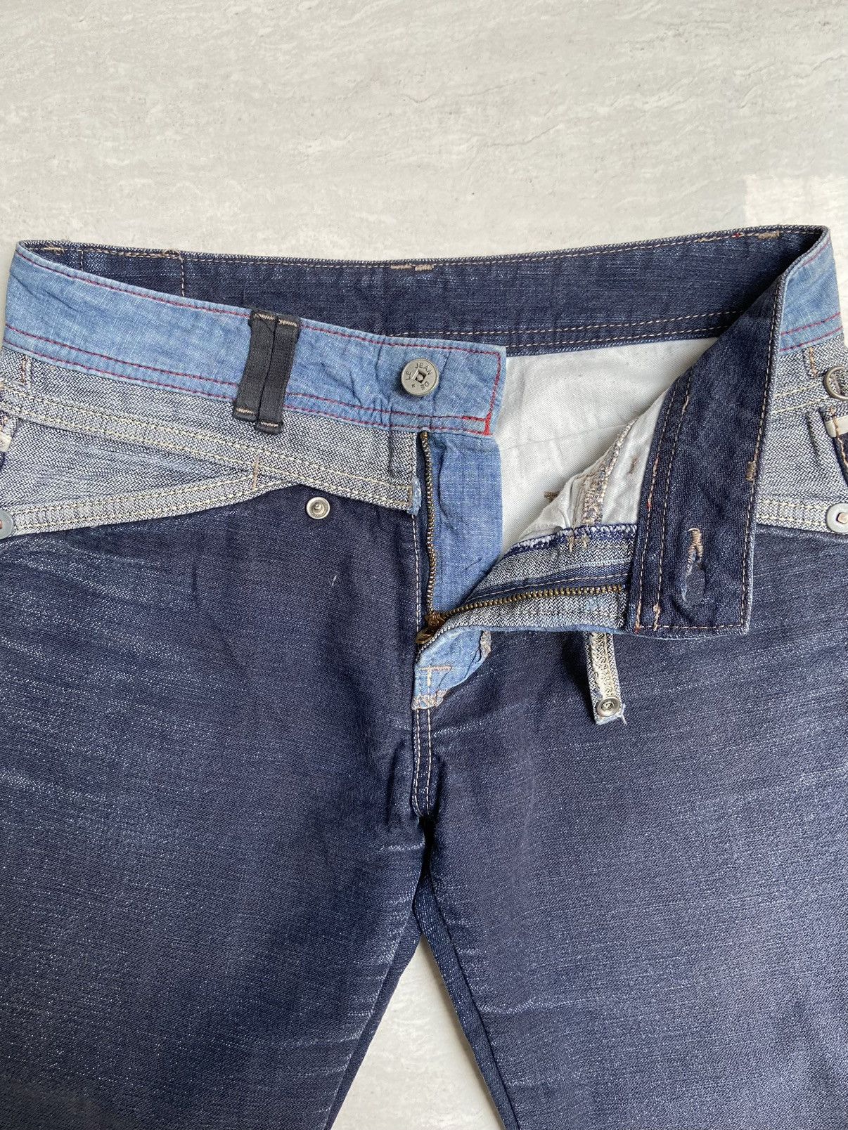 Designer × Japanese Brand × Marithe + Francois Girbaud Marithe Francois Girbaud Blue Pants Size US 26 / EU 42 - 3 Thumbnail