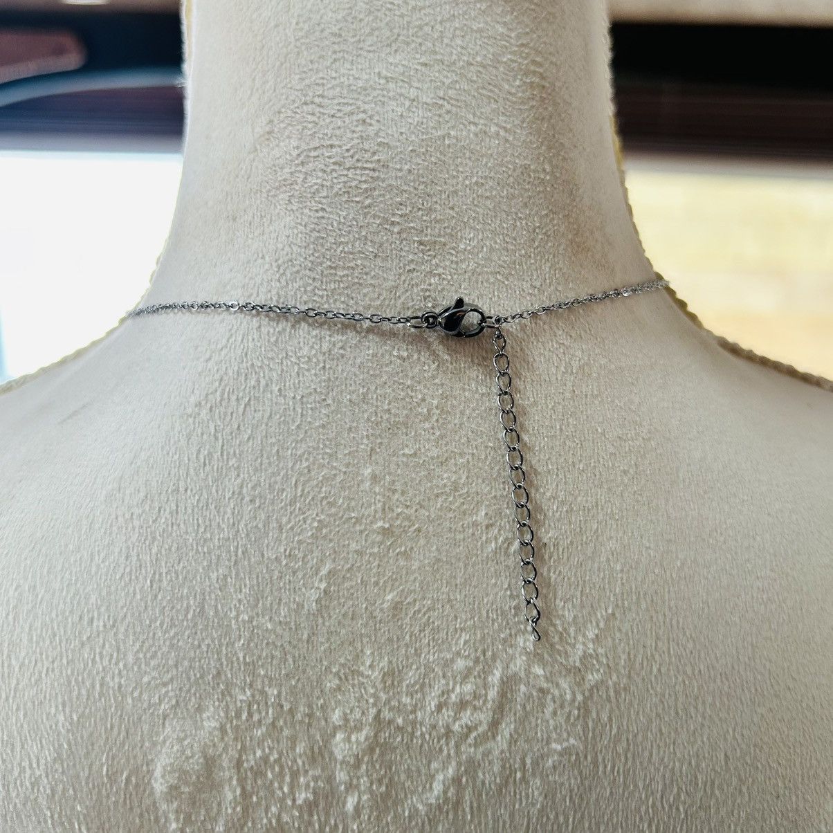 Vintage Vintage black crystal bicone chandelier pendant necklace Size ONE SIZE - 5 Thumbnail