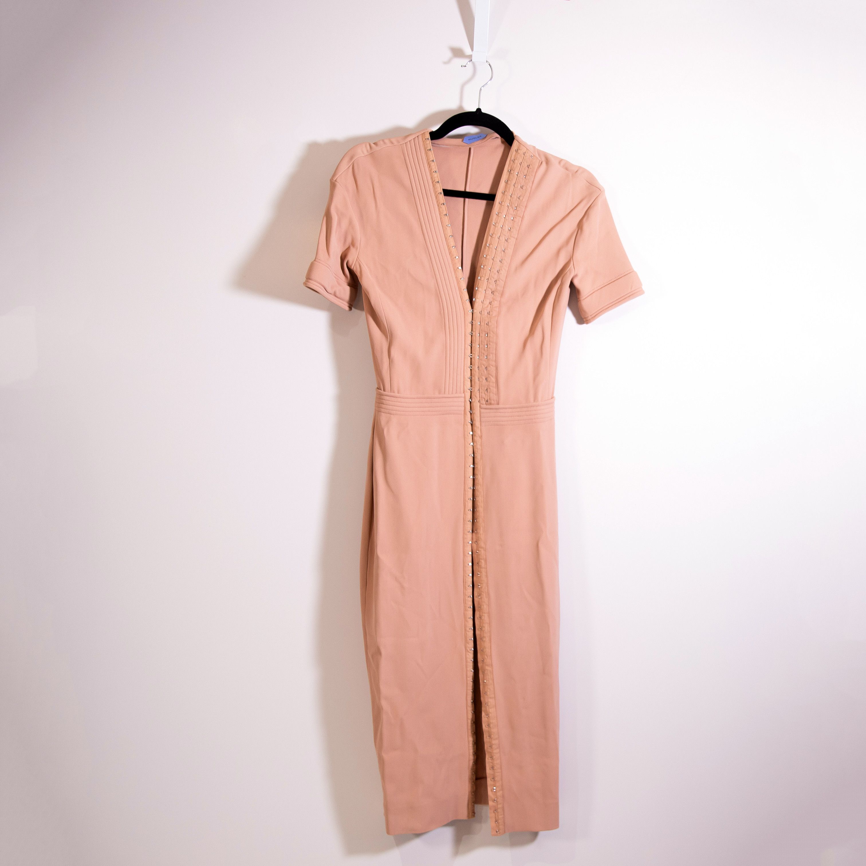 Mugler Mugler Hook And Eye Front Detail Crepe Size XS / US 0-2 / IT 36-38 - 1 Thumbnail