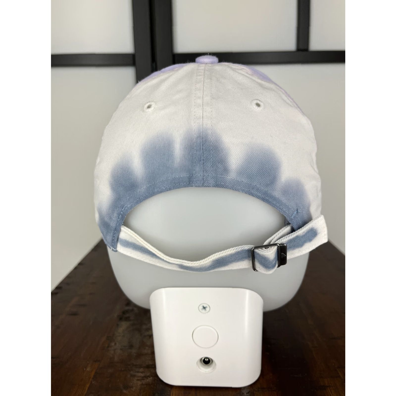 Adidas Adidas Hat Cap Strap Back Adult One Size White Blue Tie Dye 100% Cotton Twill Logo Snapback Unisex Adults Hat Mens Womens Boys Girls Size ONE SIZE - 6 Thumbnail