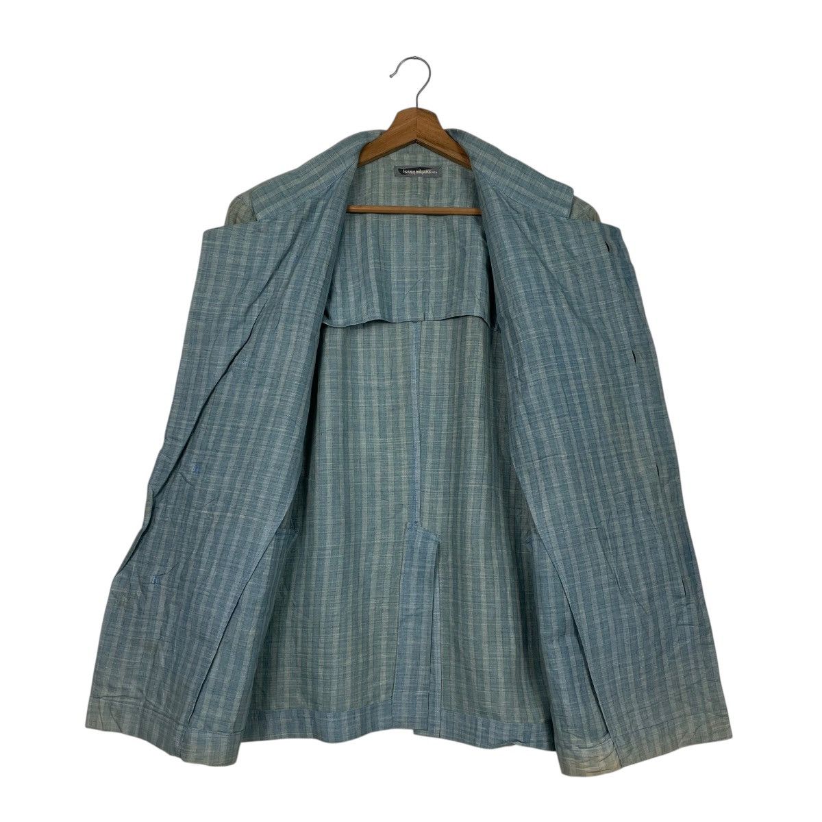 Issey Miyake Vintage 80s Issey Miyake Hickory Faded Jacket Size US M / EU 48-50 / 2 - 11 Thumbnail