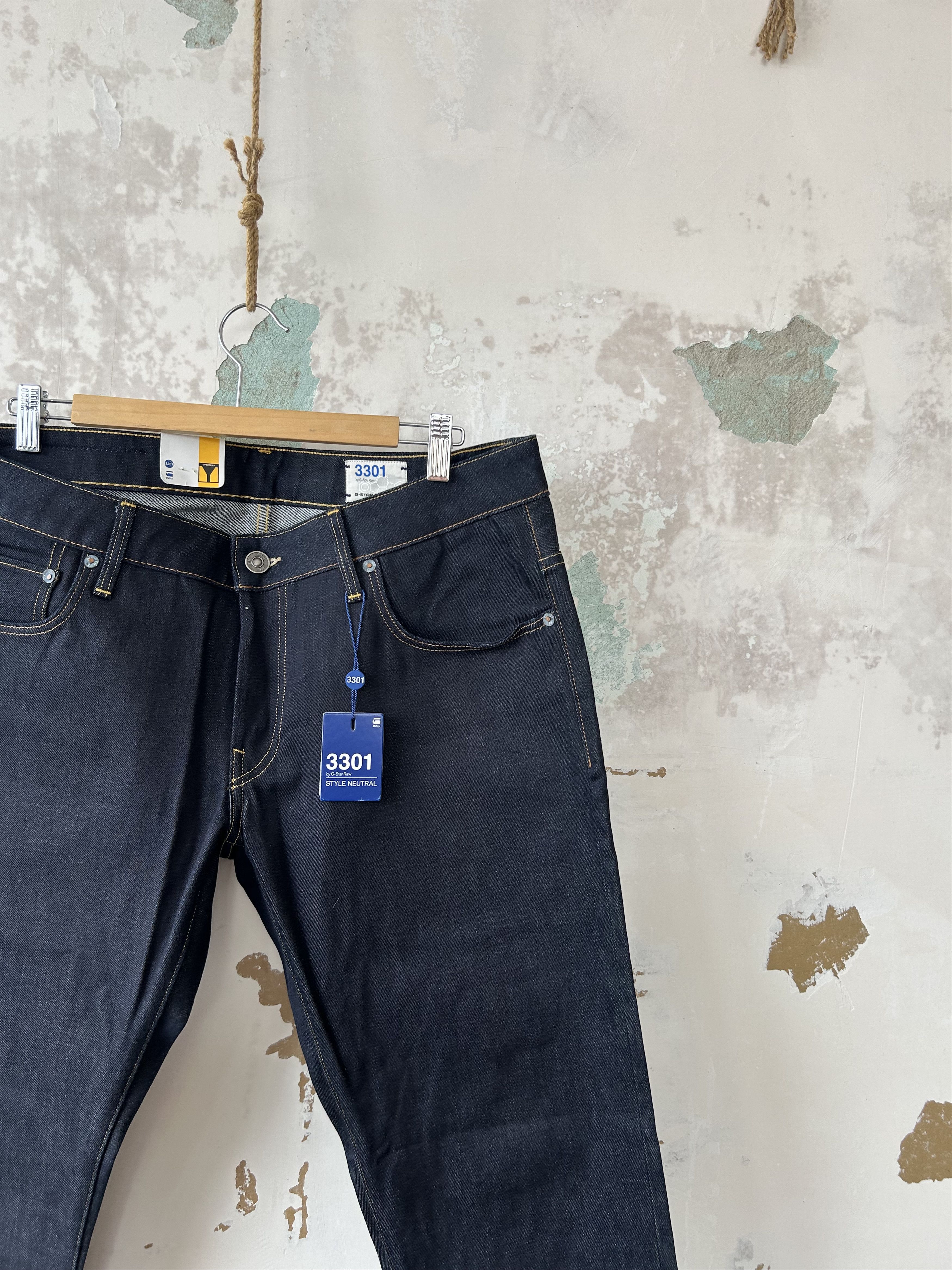 G-Star Vintage G-Star Raw Denim Jeans Size US 36 / EU 52 - 3 Thumbnail