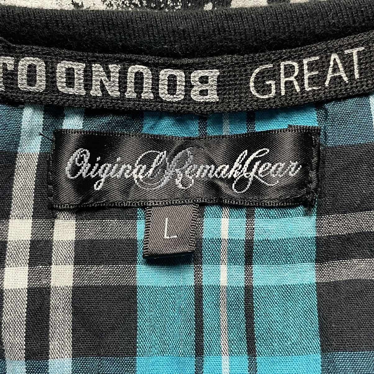 If Six Was Nine × Japanese Brand × Le Grande Bleu (L.G.B.) 🇯🇵 Y2K ORIGINAL REMAK GEAR POEM DOUBLE LAYER TSHIRT Size US L / EU 52-54 / 3 - 13 Thumbnail