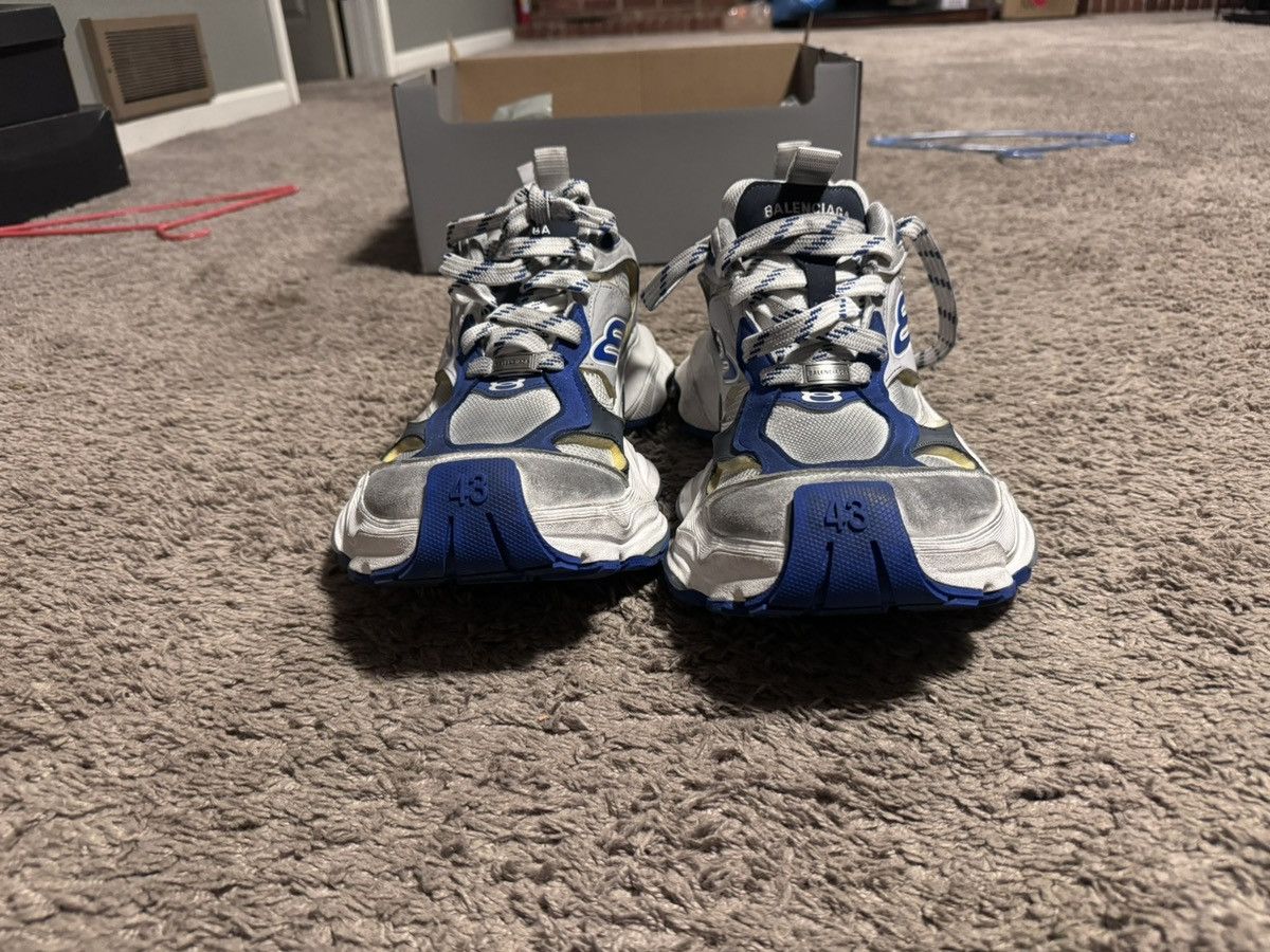 Balenciaga Balenciaga Cargo Sneakers gray and blue Size US 10.5 / EU 43-44 - 4 Thumbnail