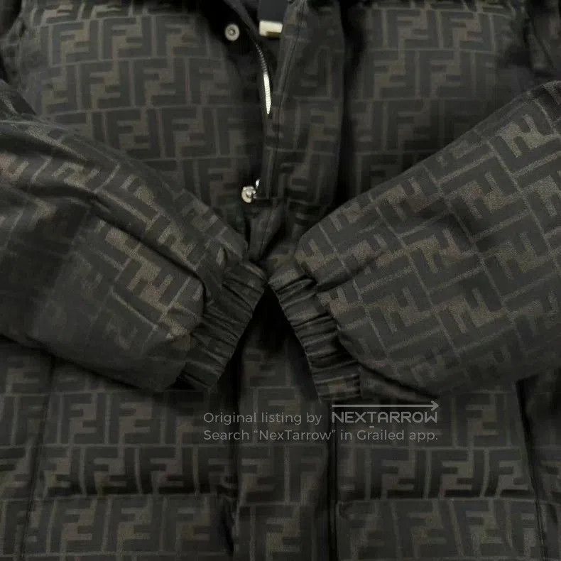Fendi Fendi 24 Monogram All-over Print Down Jacket. Size US XL / EU 56 / 4 - 4 Thumbnail
