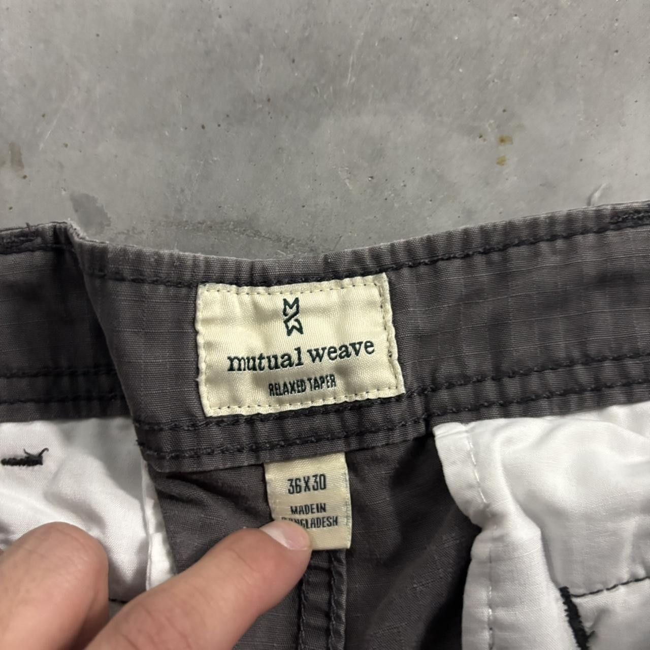 Vintage Crazy Vintage Y2K/2000s Grey Streetwear Workwear Skater Cargo Pants! 36x29 Size US 36 / EU 52 - 7 Thumbnail