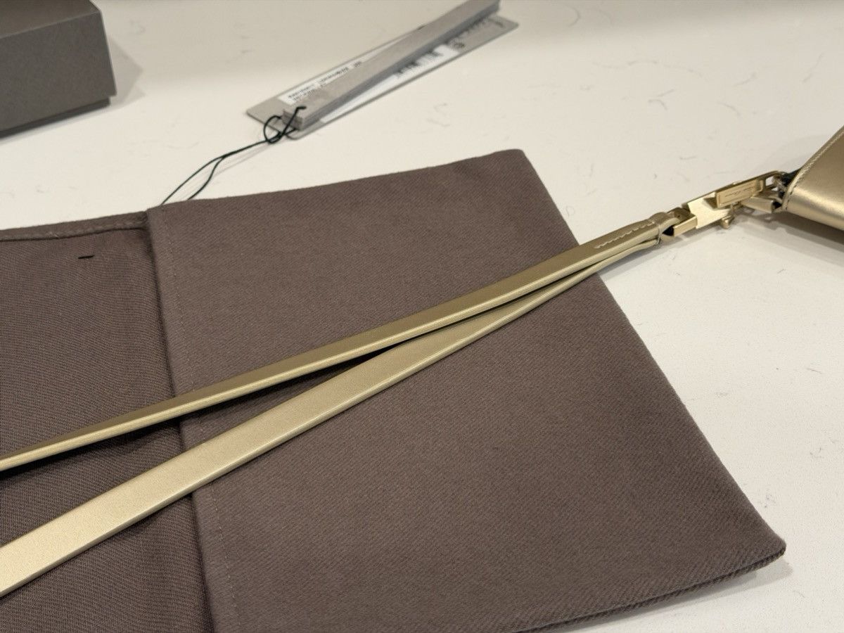 Rick Owens Rick Owens S/S25 Gold Neck Wallet (Brand New/Never Worn) Size ONE SIZE - 7 Thumbnail