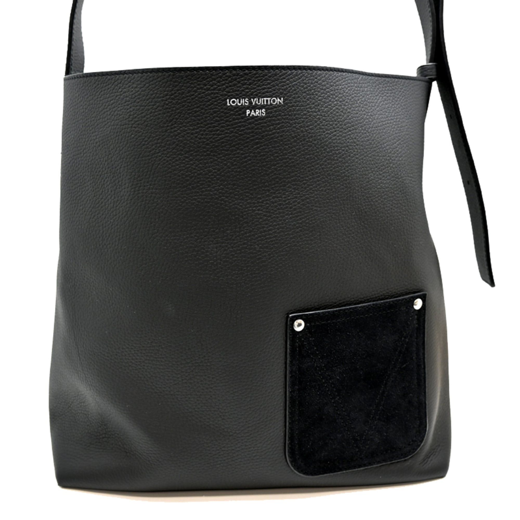 Louis Vuitton Louis Vuitton LV Touch Verso Tote Bag for Men and Women, M27022, Leather, Noir (Black) Size ONE SIZE - 1 Thumbnail