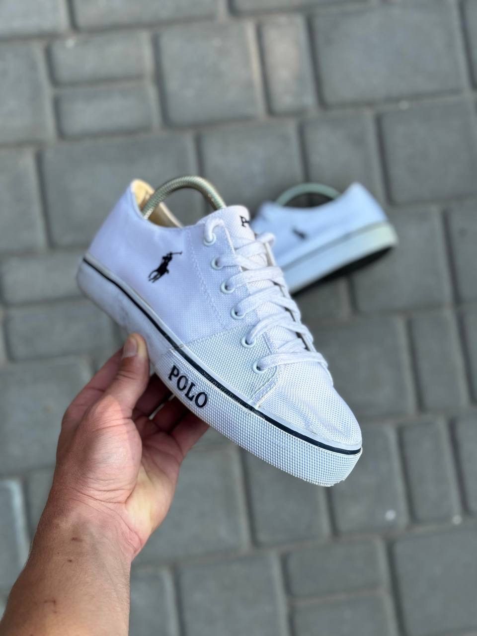 Polo Ralph Lauren Vintage Leather Sneakers Polo Ralph Lauren Size 41 Size US 8.5 / EU 41-42 - 2 Thumbnail
