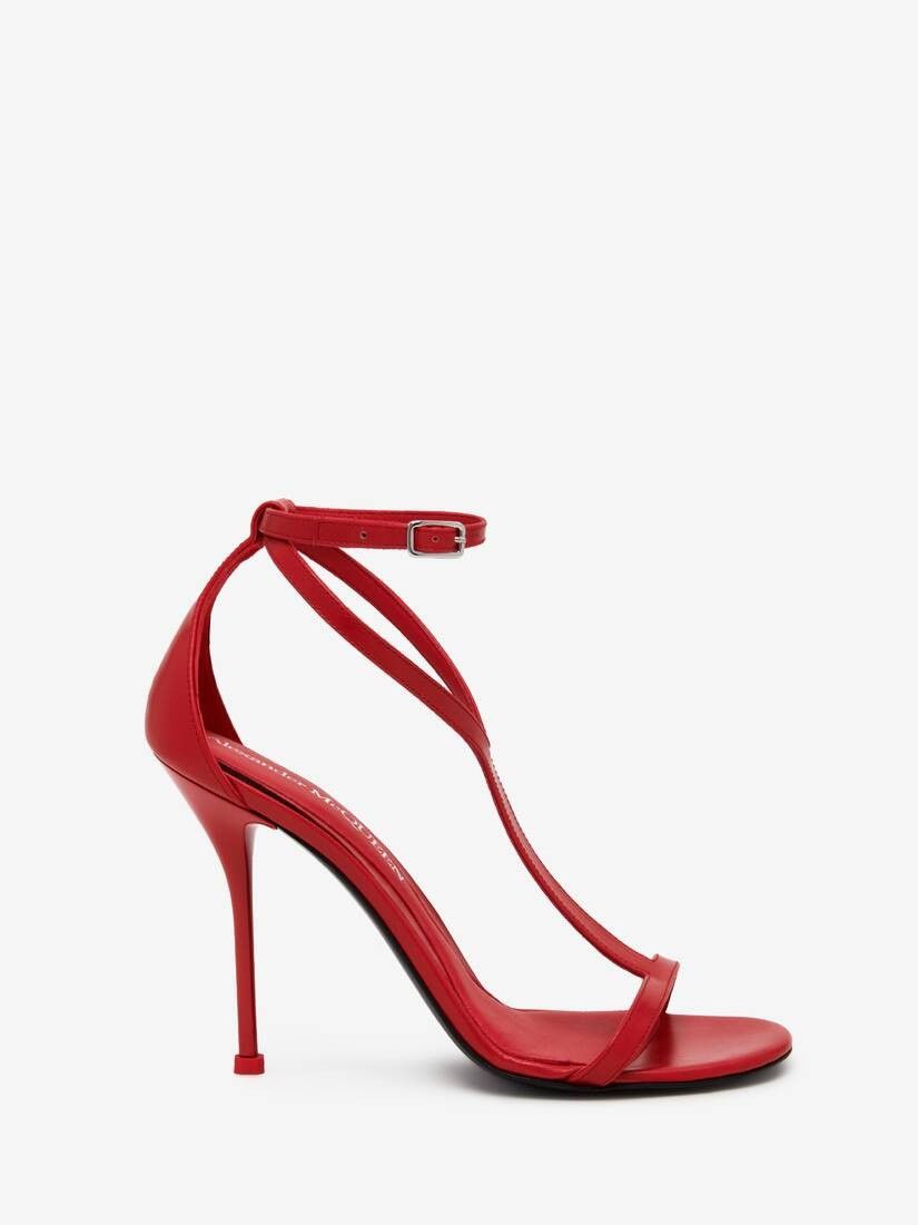 Alexander McQueen o1w1db10925 Harness Sandal in Red Size US 8 / IT 38 - 1 Thumbnail